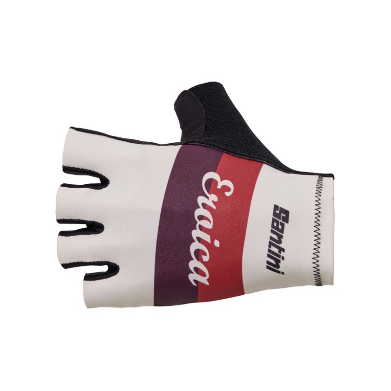 Santini Eroica Quiete Unisex Cycling Gloves (Bordeaux)