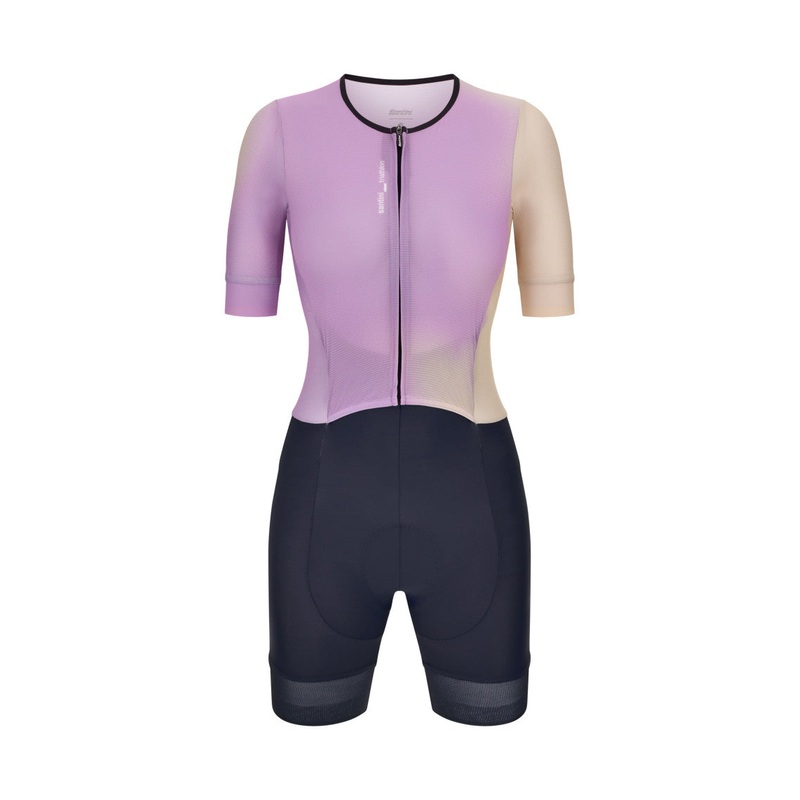 Santini Leaf Women’s Triathlon Suit (Lilac)