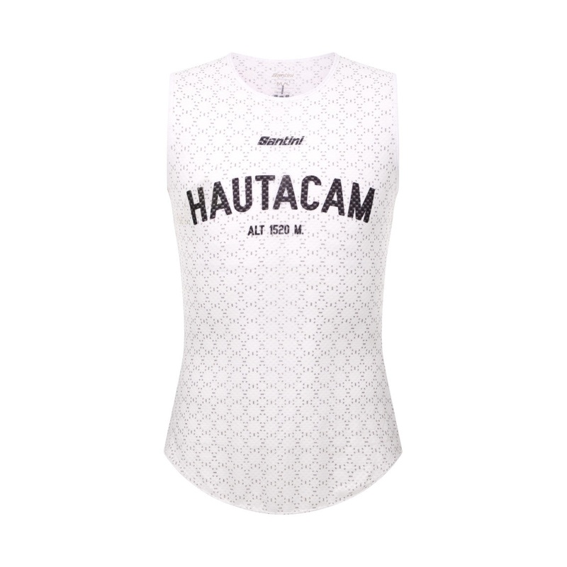 Santini MJ Hautacam Men’s Cycling Baselayer (White)