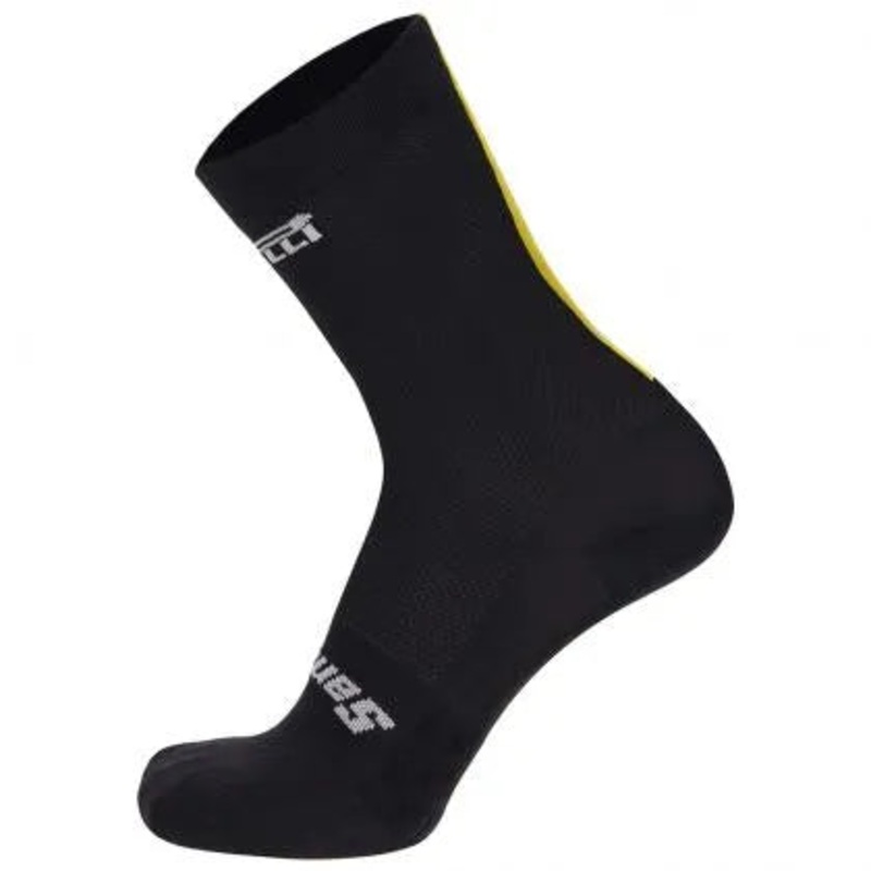Santini Pirelli Club Unisex Cycling Socks (Black)