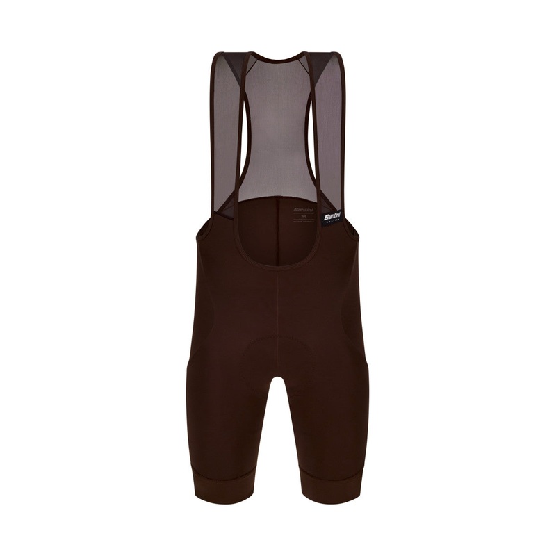 Santini Ready To Ride Men’s Cycling Bibshorts (Chocolate)
