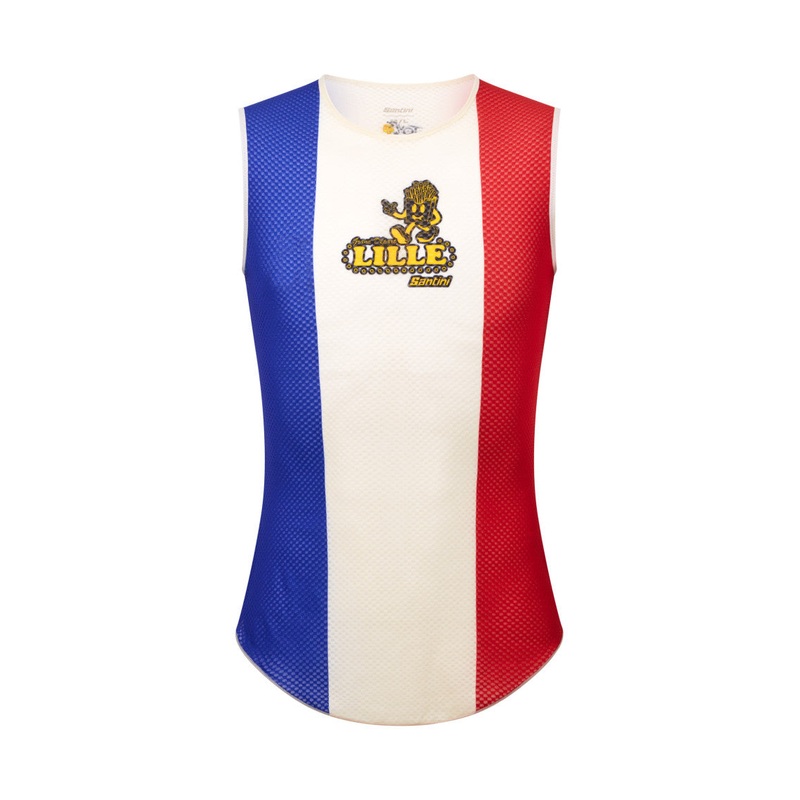 Santini TDF Grand Depart Lille Unisex Cycling Baselayer (Print)