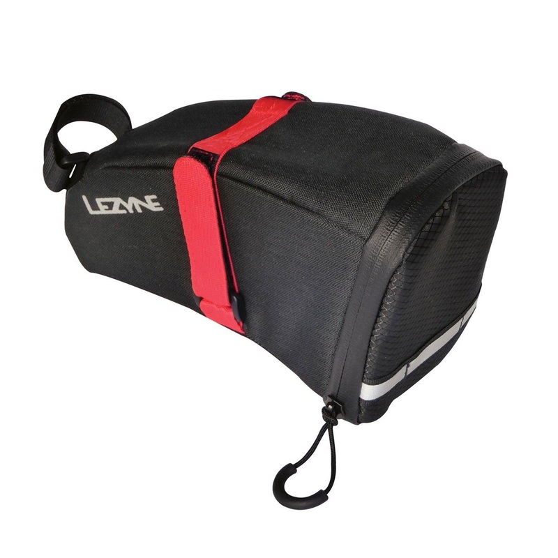 Lezyne Aero Caddy Saddle Bag (Black/Red)