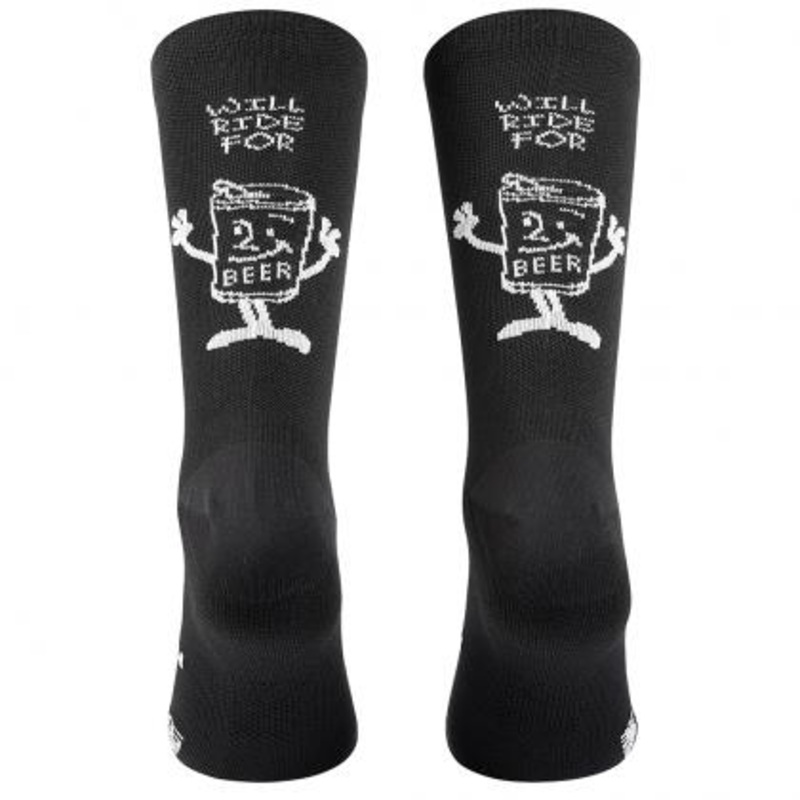 Northwave Will Ride For Beer Winter Unisex Cycling Socks (Black)