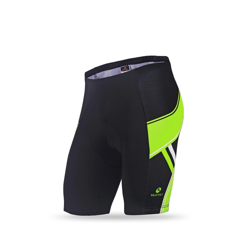 Nuckily MB025 Mens Cycling Shorts (Green)