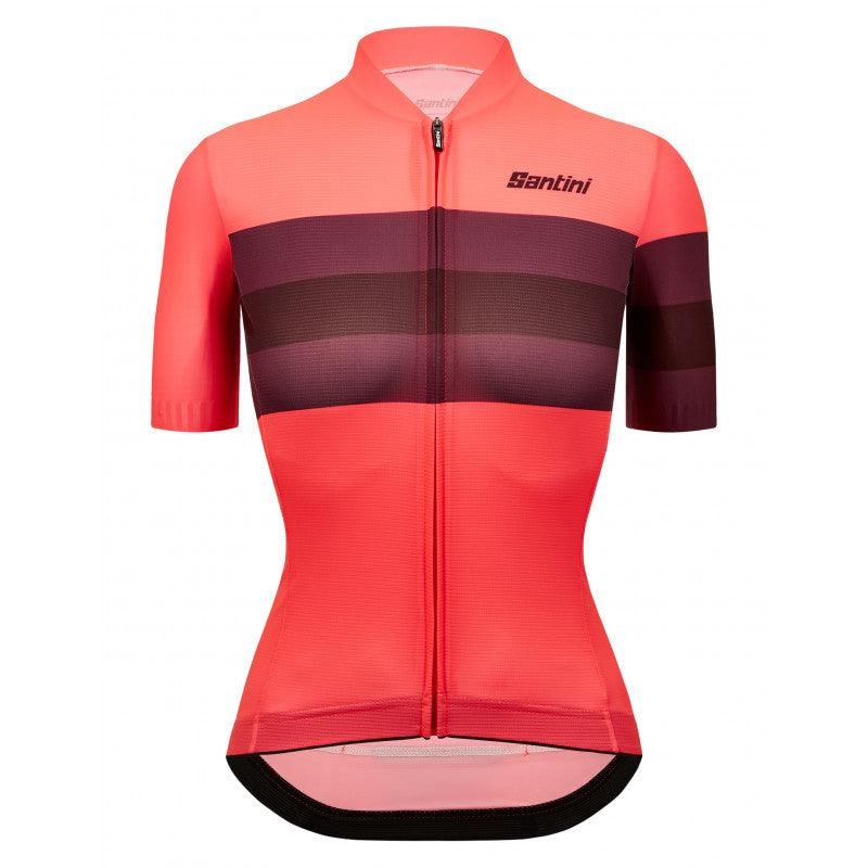 Santini Ecosleek Bengal Women’s Cycling Jersey (Granatina)