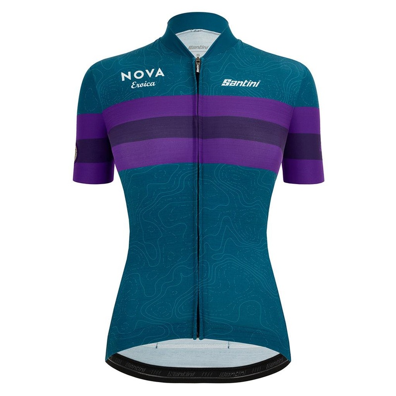 Santini Eroica Opera Women’s Cycling Jersey (Teal)