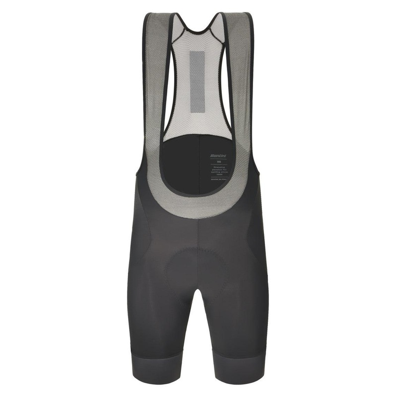 Santini Karma Delta Men’s Cycling Bibshorts (Grey)