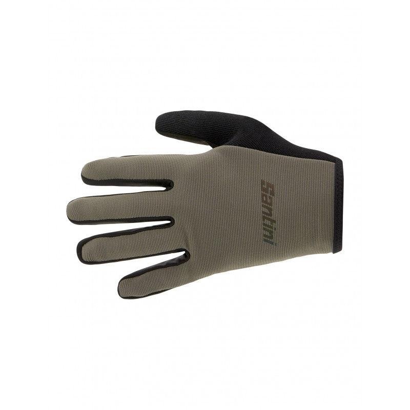 Santini MTB Unisex Cycling Gloves (Grey)