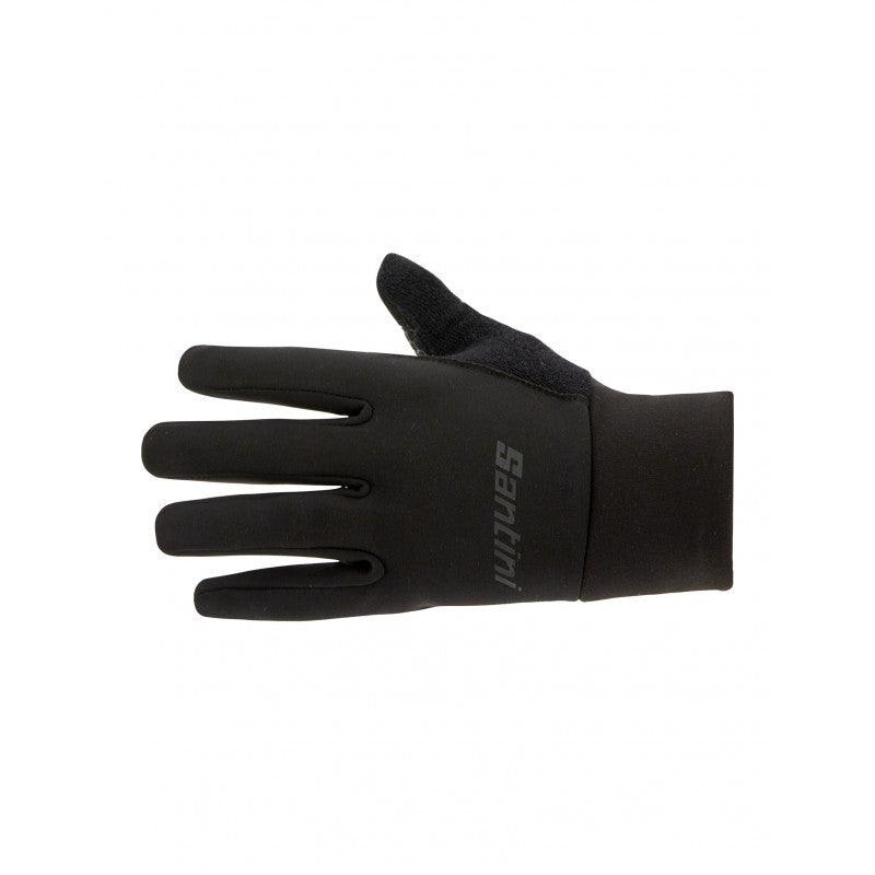 Santini Colore Unisex Cycling Gloves (Black)