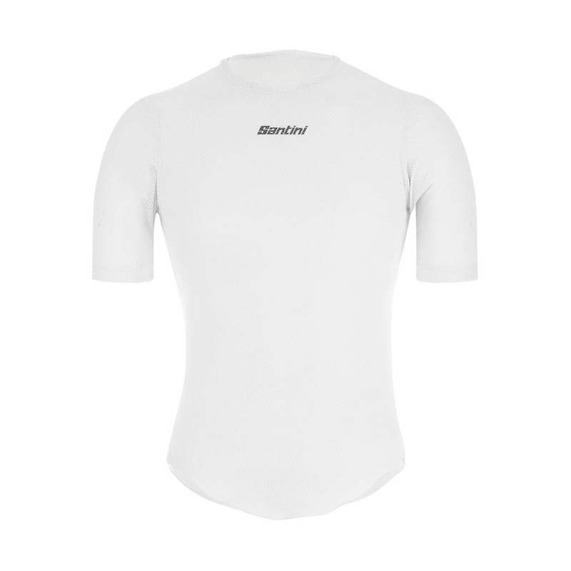 Santini Delta Cooling Mens Cycling Baselayer (White)