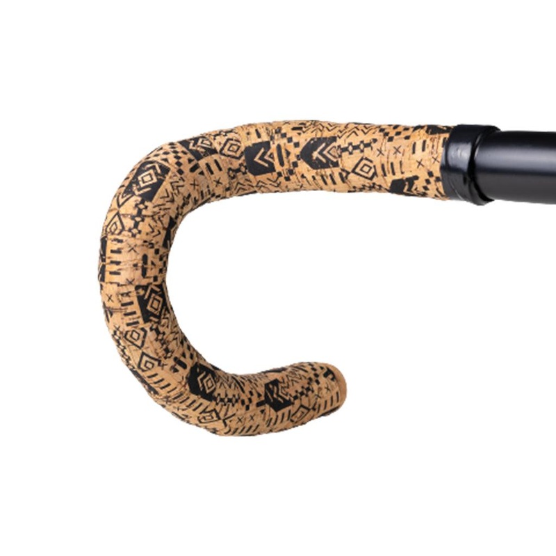 BTP Natural Cork Bartape (Black/Pattern)