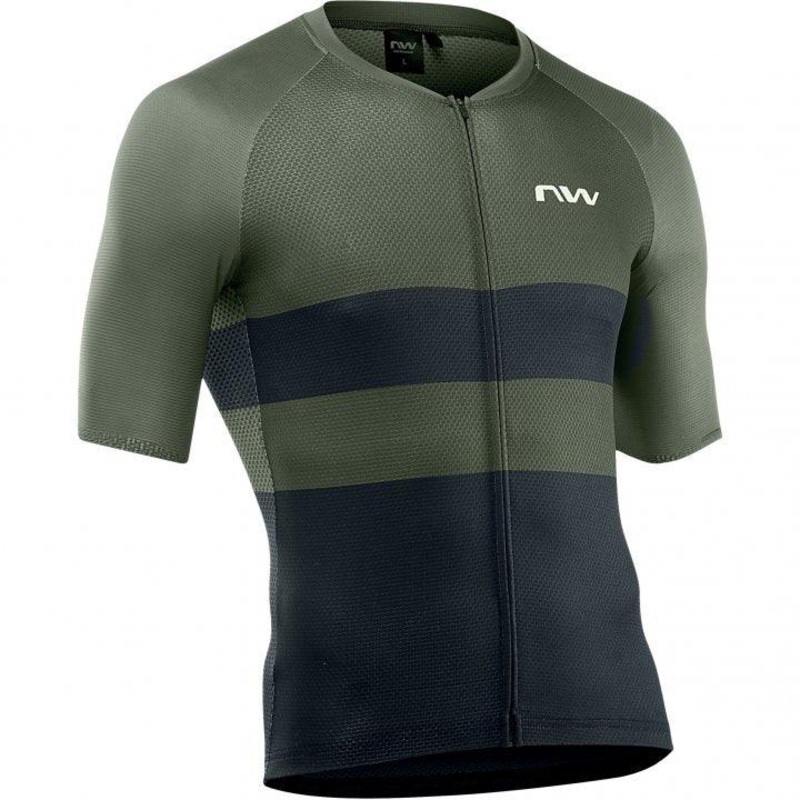 Northwave Blade Air Mens Cycling Jersey (Green Forest/Black)