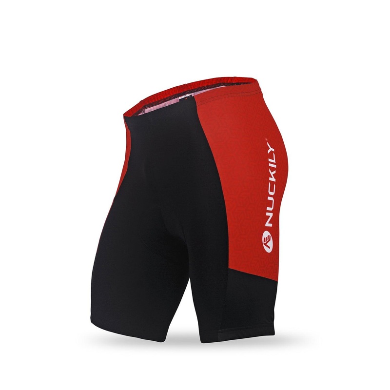 Nuckily MB024 Mens Cycling Shorts (Red)