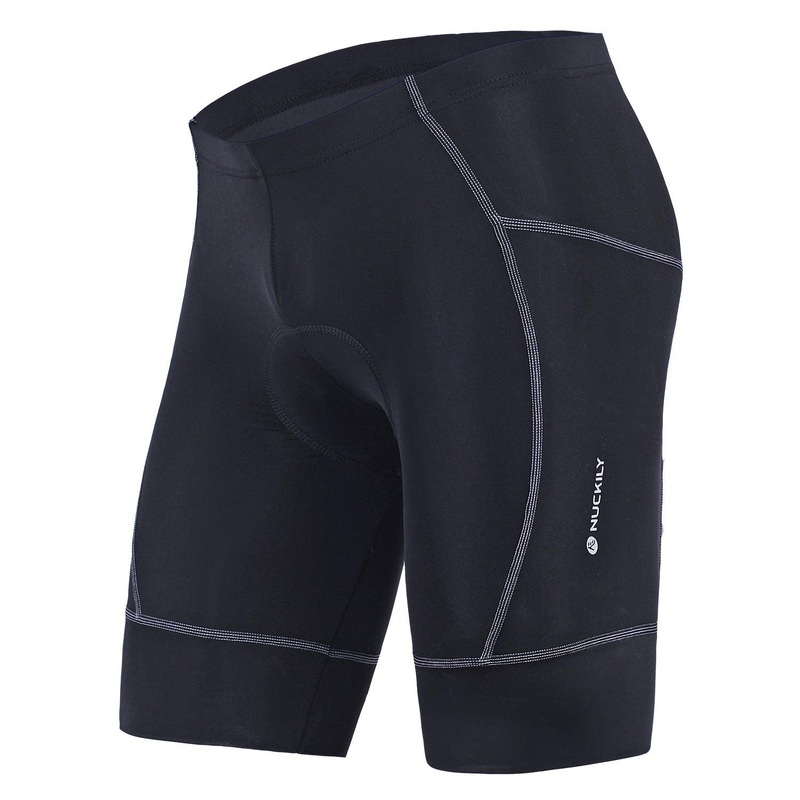 Nuckily NS361 Mens Cycling Shorts (Black)