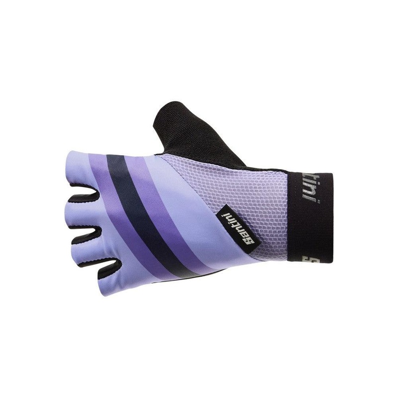 Santini Bengal Unisex Gel Cycling Gloves (Lillac)