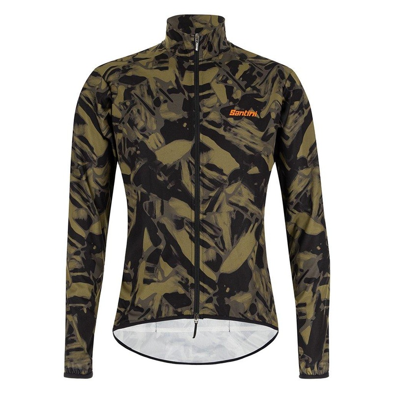 Santini Nebula Gravel Wind Jacket (Military Green)
