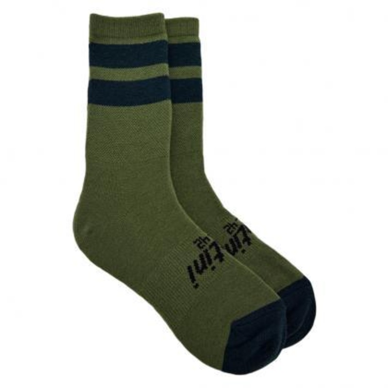 Santini Riga Unisex Cycling Socks (Military Green)