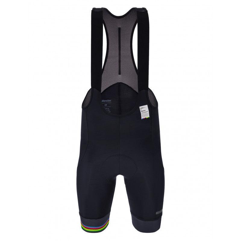 Santini UCI World Champ Men’s Cycling Bibshorts (Black)