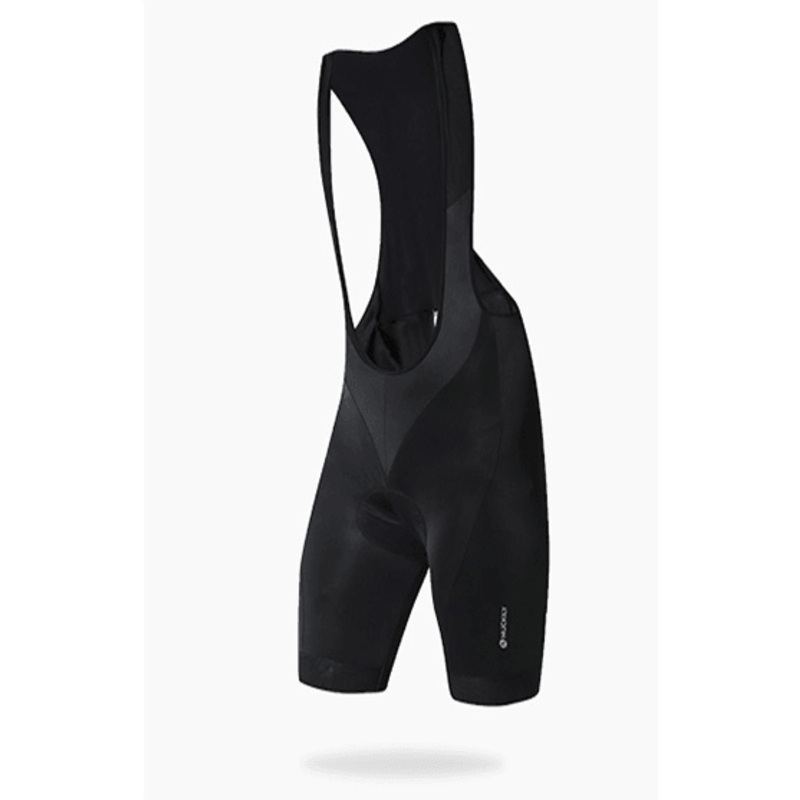 Nuckily MV002 Mens Cycling Bibshorts (Black)