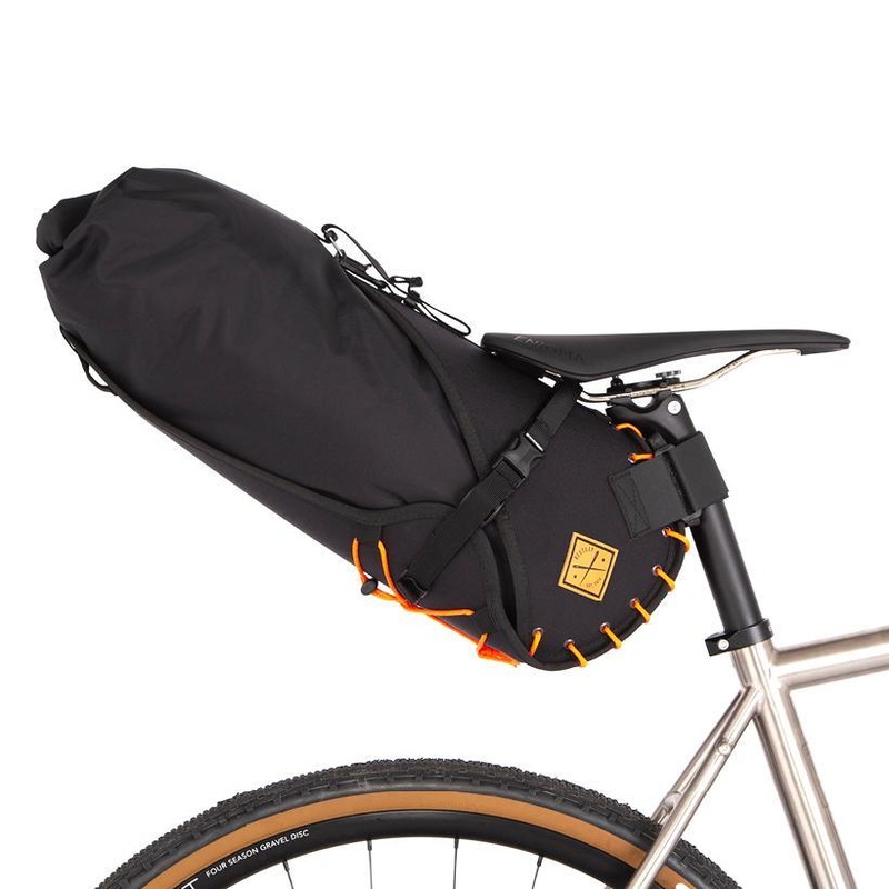 Restrap Saddle Bag (Black/Orange)