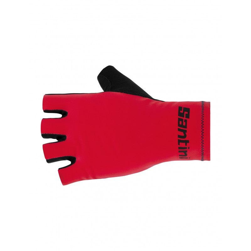 Santini Redux Istinto Mens Cycling Gloves (Red)