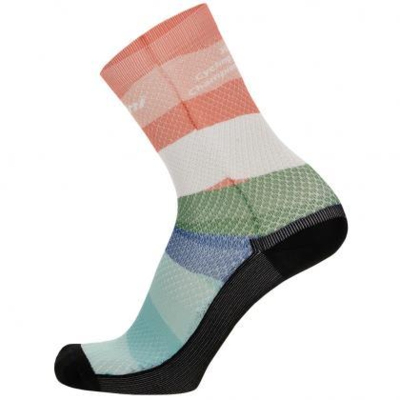 Santini UCI World Champ Unisex Cycling Socks (Cloudscape)