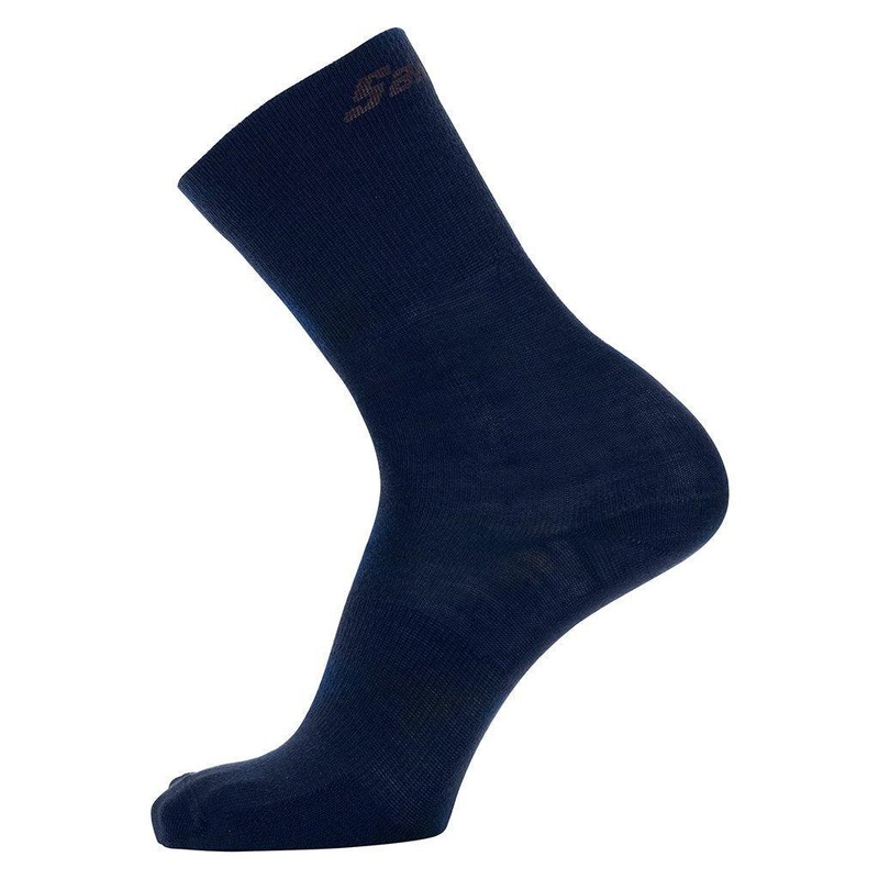 Santini Wool Mens Cycling Socks (Nautica Blue)