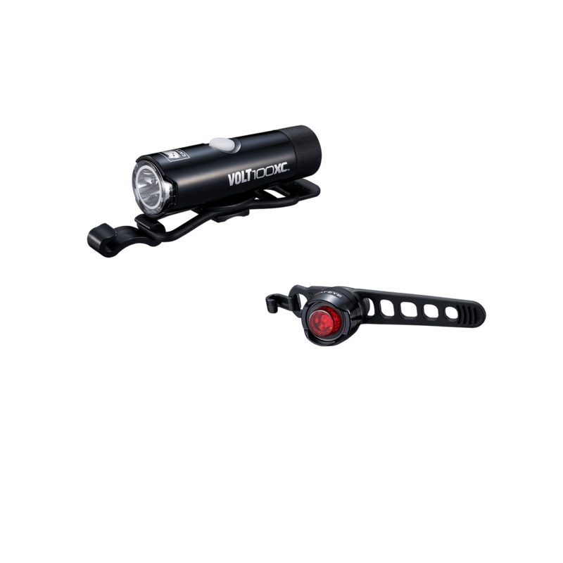 Cateye Volt 100XC + ORB Combo Light