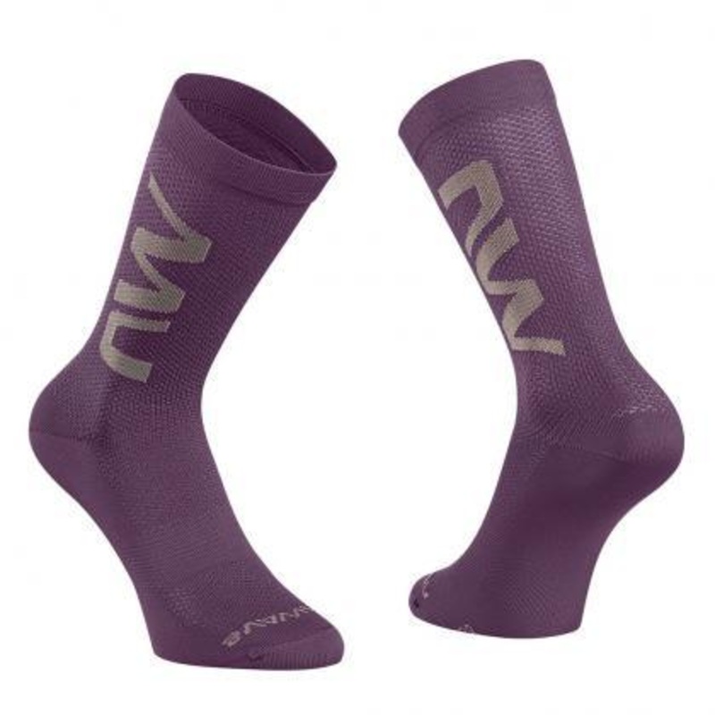Northwave Extreme Air Unisex Cycling Socks (Purple/Grey)