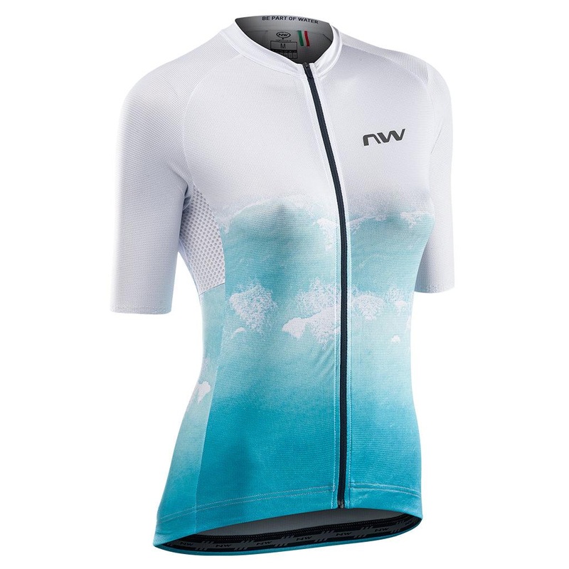 Northwave Water Women’s Cycling Jersey (Ice/Light Blue)