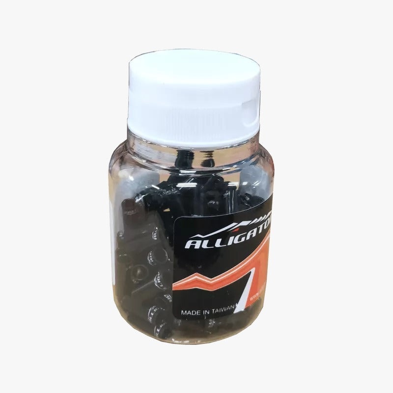 Alligator LY-HPP04 Brake Cable Housing End Caps – 120 Pieces (Black)