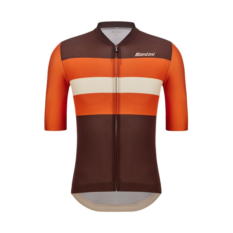Santini Bengal Unisex Cycling Jersey (Rust)