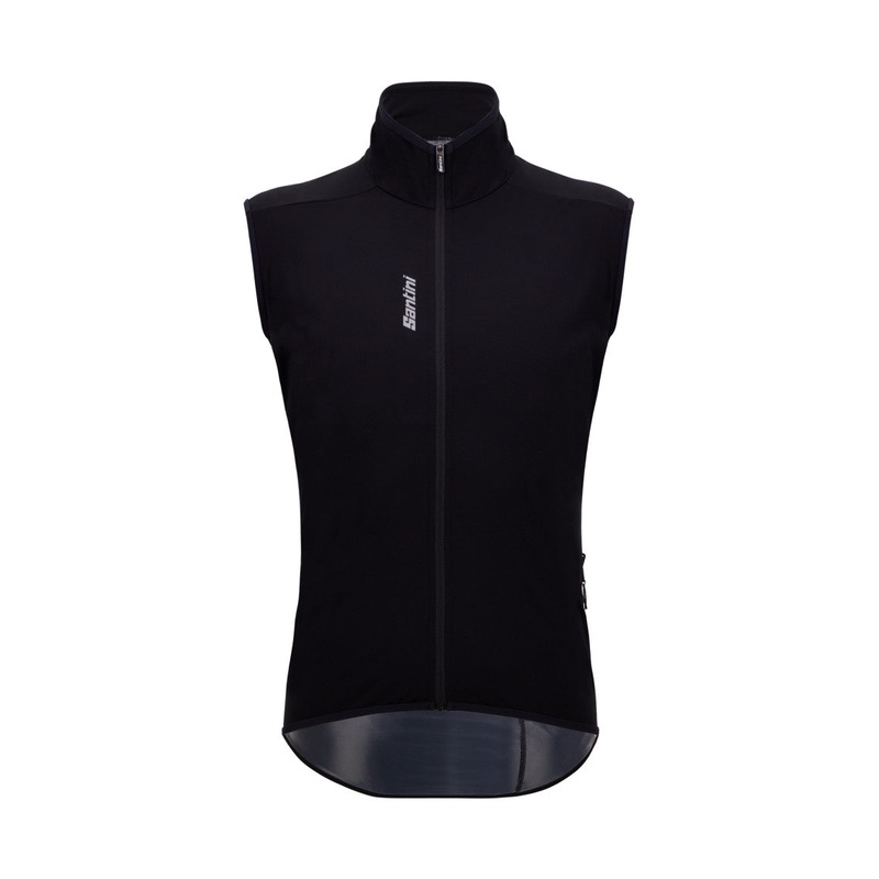 Santini Magic Unisex Cycling Rain Vest (Black)
