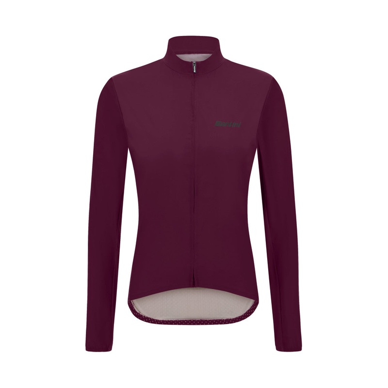 Santini Ready To Ride Wind Cycling Jacket (Black)