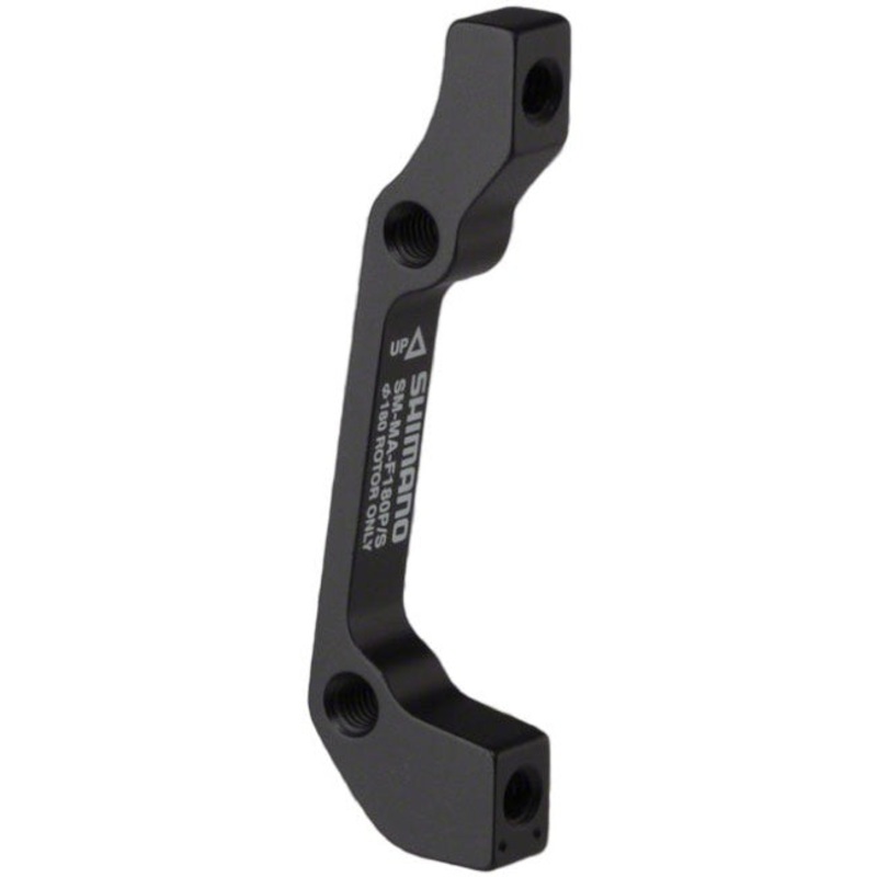 Shimano F180P/S IS Mount Disc Brake Adaptor (Black)