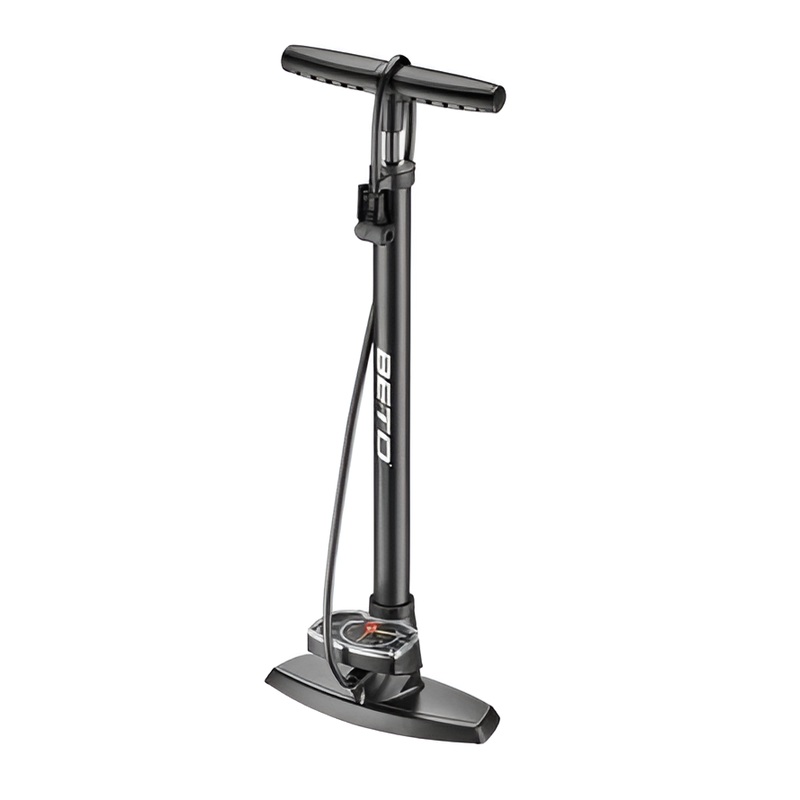 Beto CMP 115SG6N High Pressure Floor Pump (Black)