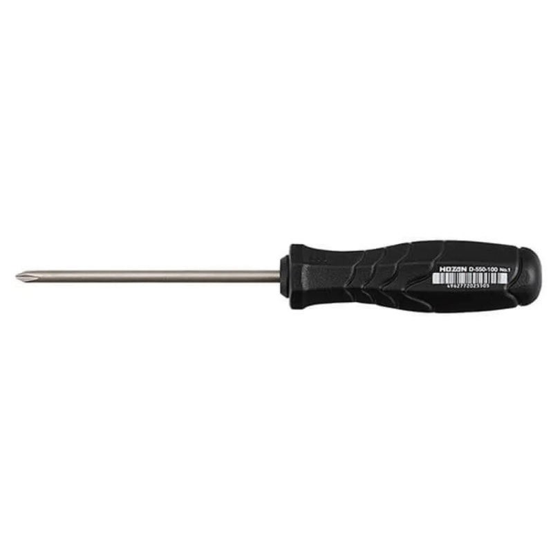 Hozan D-550-100 Screwdriver (Black)