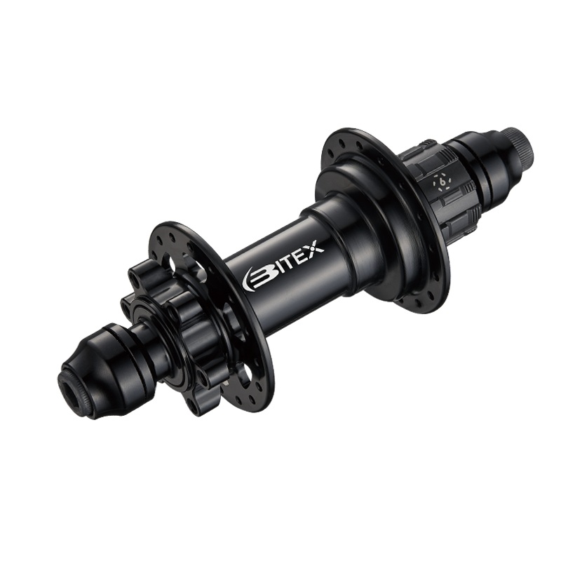 Bitex BX605R 6 Bolt Rear Hub (Black)