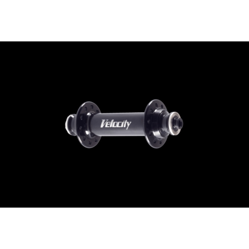 Velocity Race Front Hub|20 Hole|24 Hole|Black