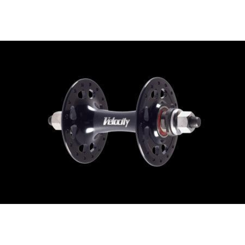 Velocity Track Front Hub|32 Hole|Black