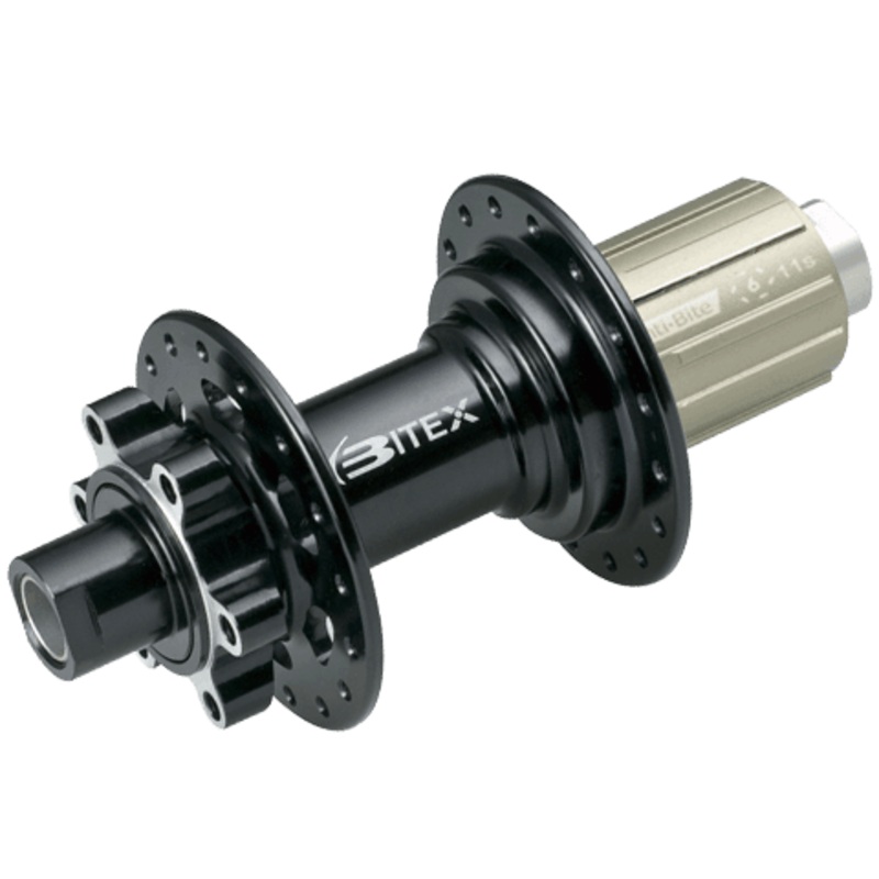 Bitex MTR12 142mm Disc Brake Rear Hub (Black)