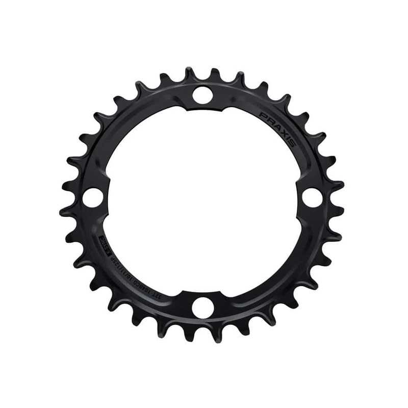 Praxis MTN E-Ring 104 BCD 10/11/12 Speed Chainring (Black)