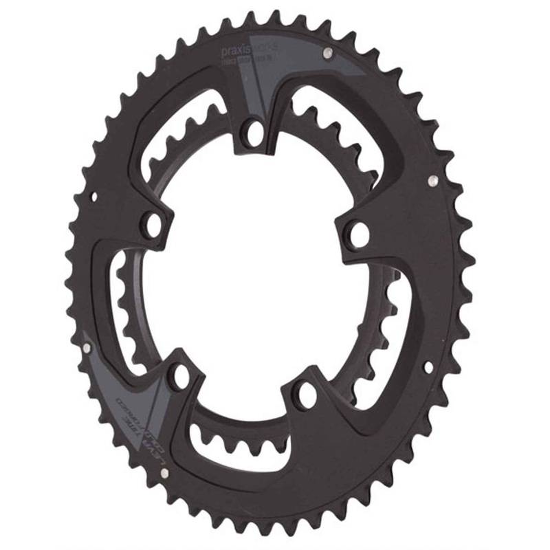 Praxis Buzz 10/11/12 Speed Chainring (Two Tone Black)