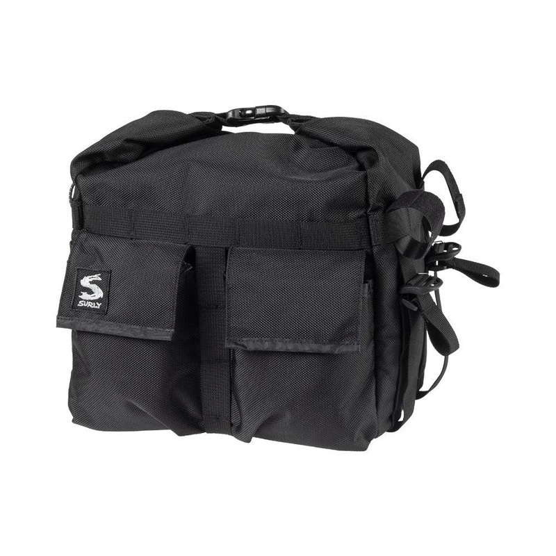 Surly Petite Porteur House Front Pannier Bag (Black)