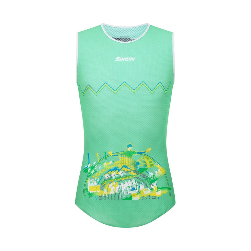 Santini UCI Road World Championship Kigali Men’s Cycling Baselayer (Print)