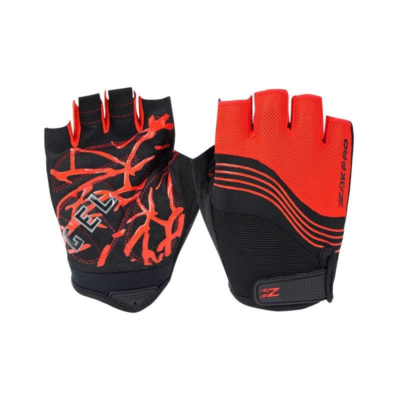 Zakpro Gel Series Unisex Cycling Gloves (Red)