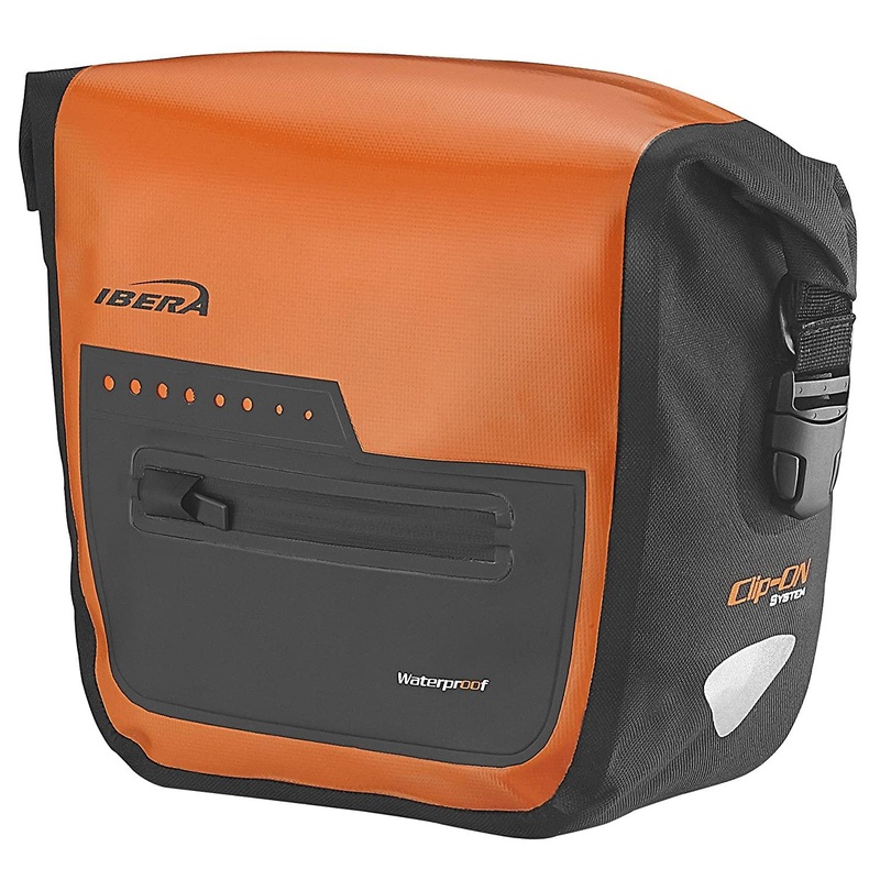 Ibera Waterproof handlebar bag (Orange)