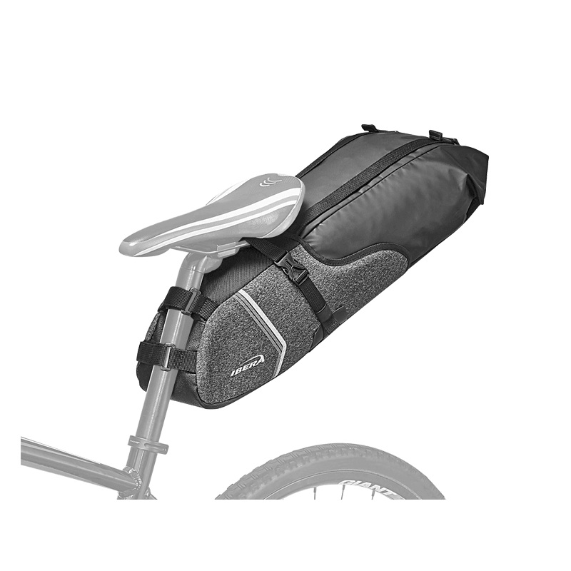 Ibera Waterproof Saddle Bag (Black)