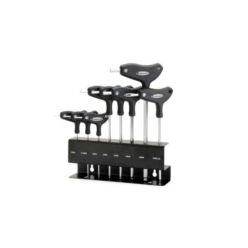 Giant T/L Handle Hex Key Set (Black)